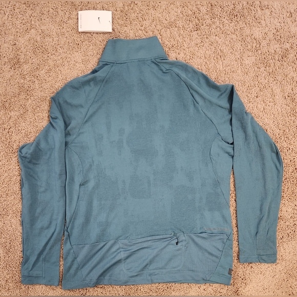Nike Therma-FIT Run Division Mens Teal Quarter Zip Running Size LARGE DV9287-379 - Picture 4 of 5